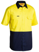 Load image into Gallery viewer, Bisley Hi Vis Short Sleeve Cool Lightweight Drill Shirt
