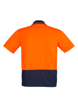 Load image into Gallery viewer, Syzmik Unisex Hi Vis Basic Spliced Short Sleeve Polo
