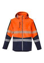 Load image into Gallery viewer, Syzmik Streetworx 2 In 1 Stretch Softshell Taped Jacket
