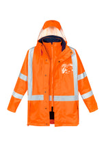 Load image into Gallery viewer, Syzmik Mens HV X Back Taped 4 in 1 Waterproof Jacket
